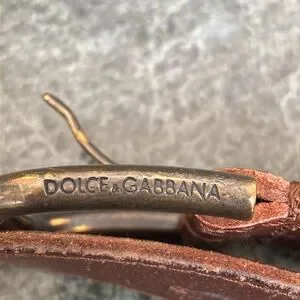 Dolce & Gabbana | Accessories | Dolce Gabbana Brown Vintage  display picture 1